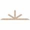 Ekena Millwork Saratoga Smooth Timber Gable Bracket, Douglas Fir, 108"W x 36"H x 1 1/2"D x 5 1/2"F, 8/12 Pitch GBW108X36X0206SAR00SDF - alternate 1